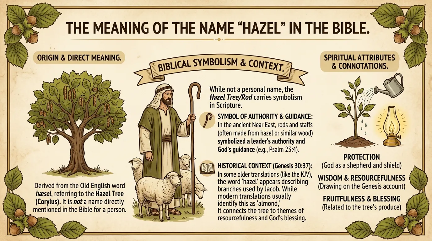 Hazel Name Meaning in Bible