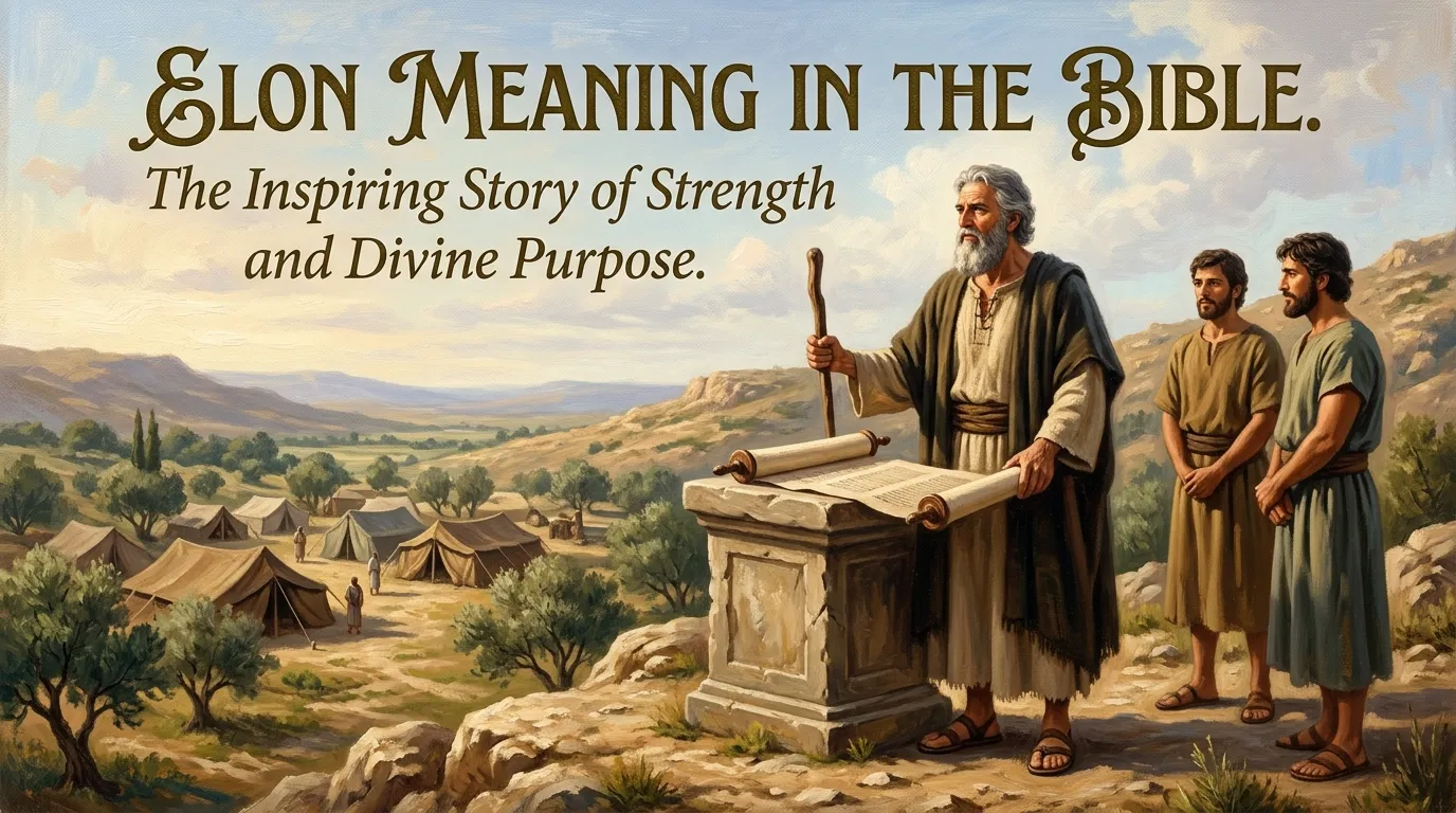 Elon Meaning in the Bible