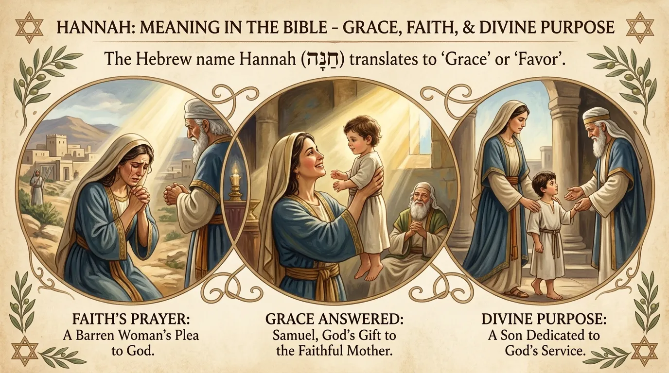 Hannah Meaning in Bible