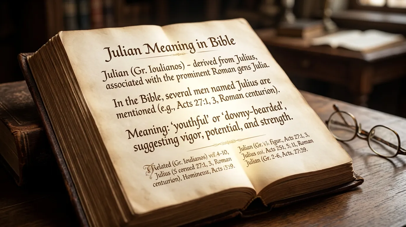Julian Meaning in Bible