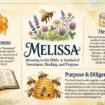 Melissa Meaning in Bible