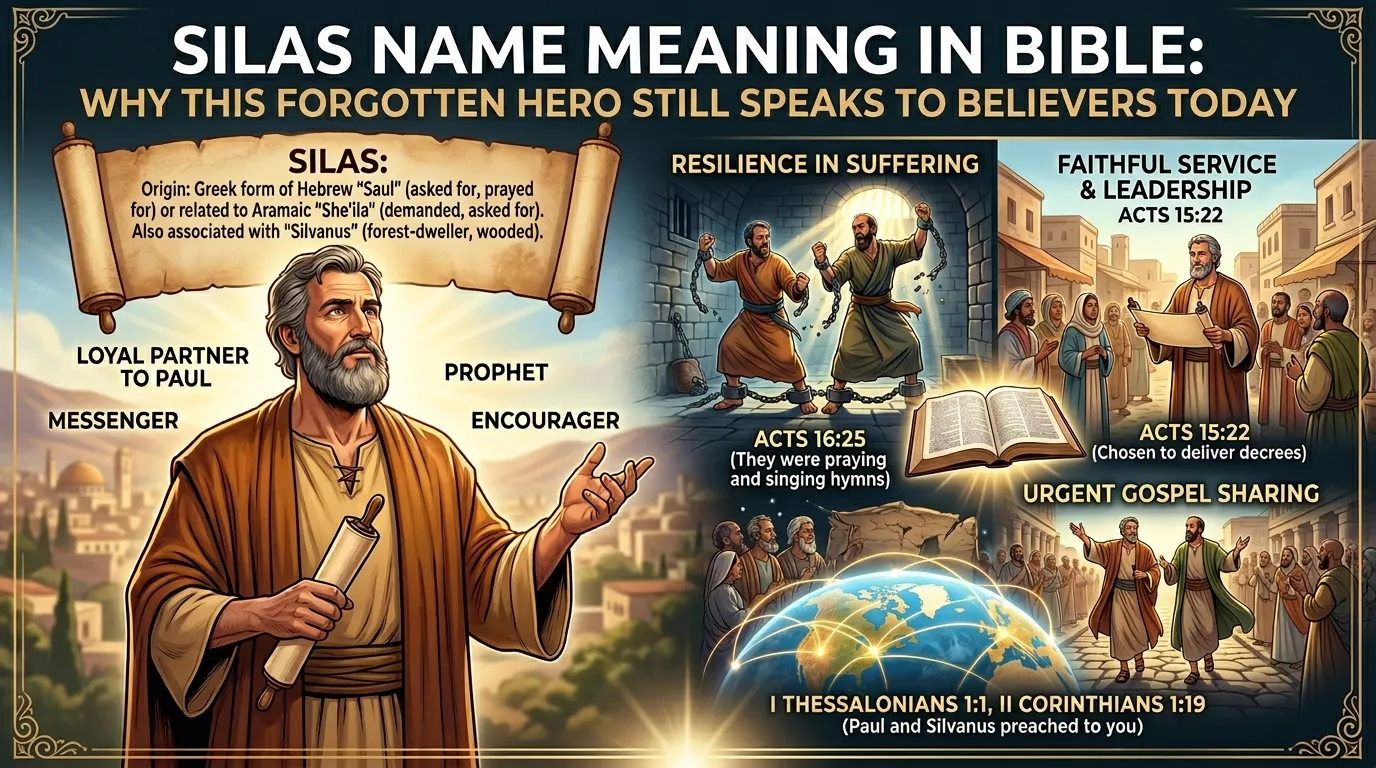 Silas Name Meaning in Bible