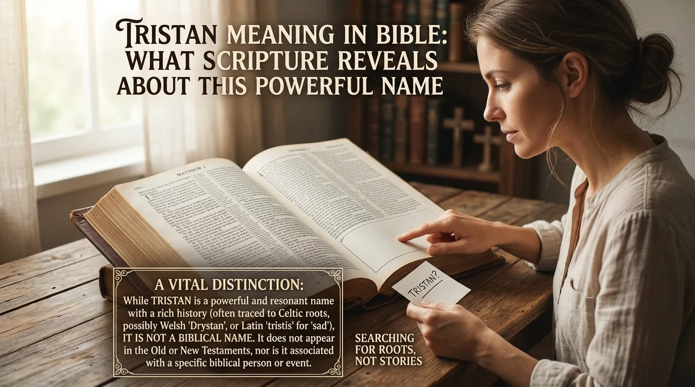 Tristan Meaning in Bible