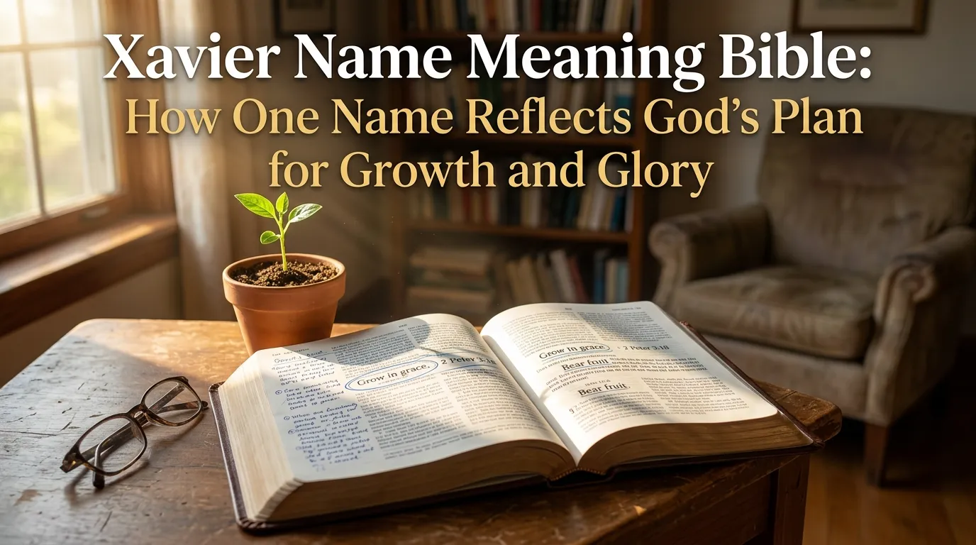 Xavier's Biblical Meaning